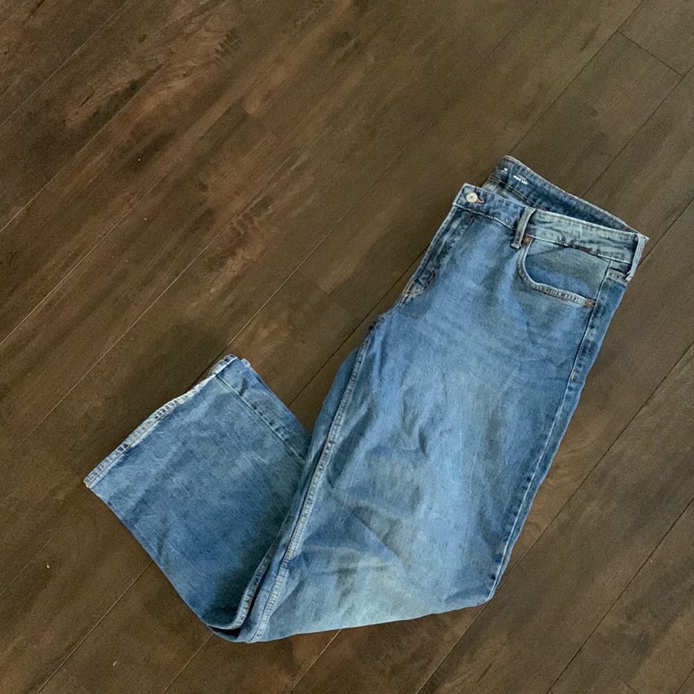 wide leg jeans